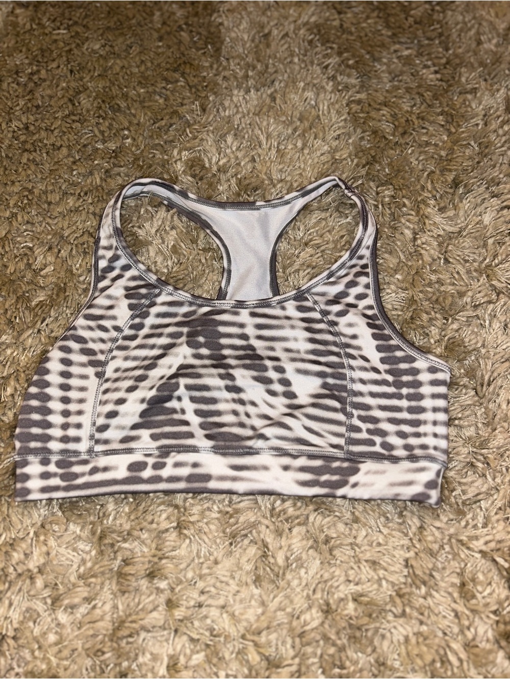 Calvin Klein Gray Performance Sports Bra